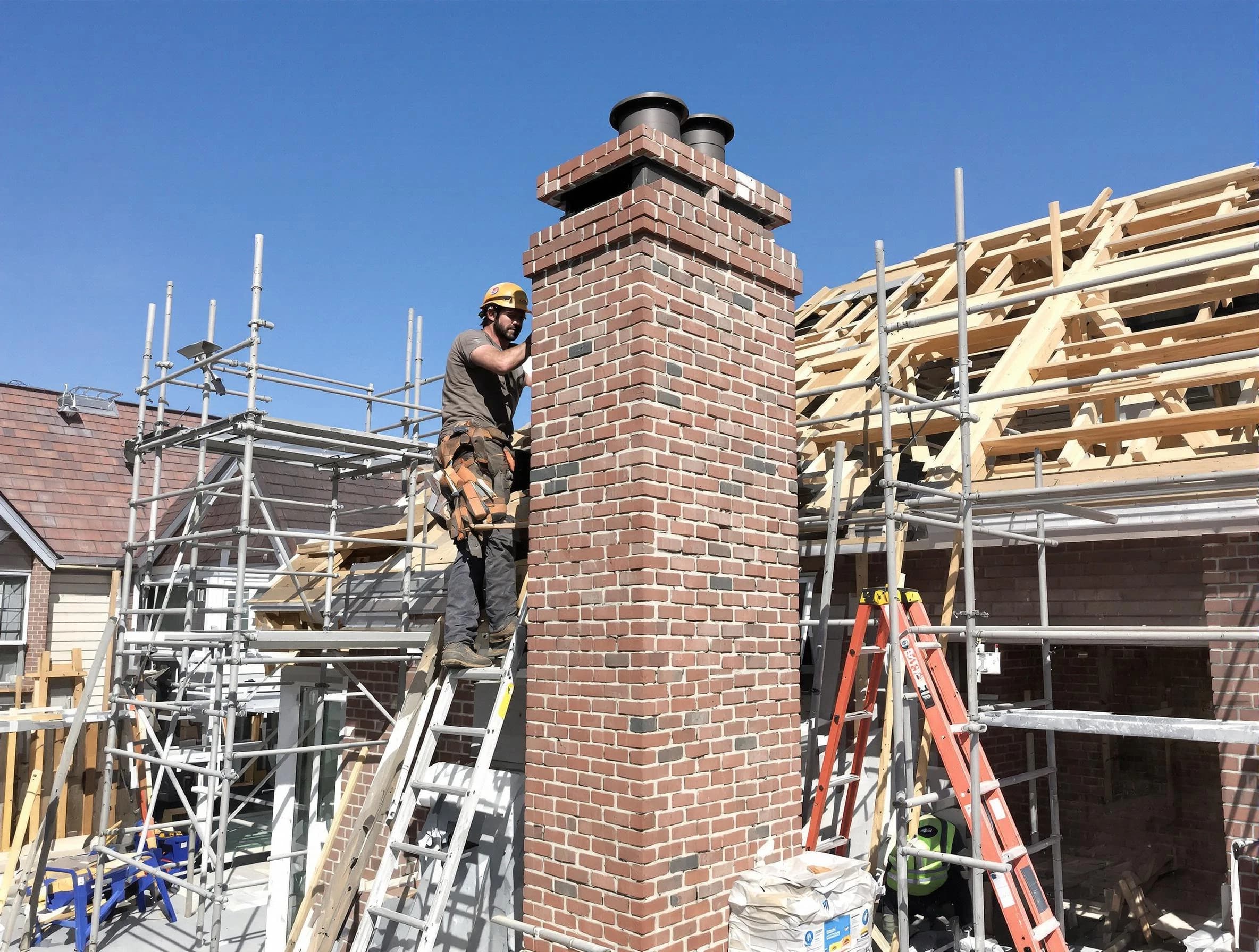 New chimney installation completed by Spring Valley Chimney Sweep in Spring Valley, NY