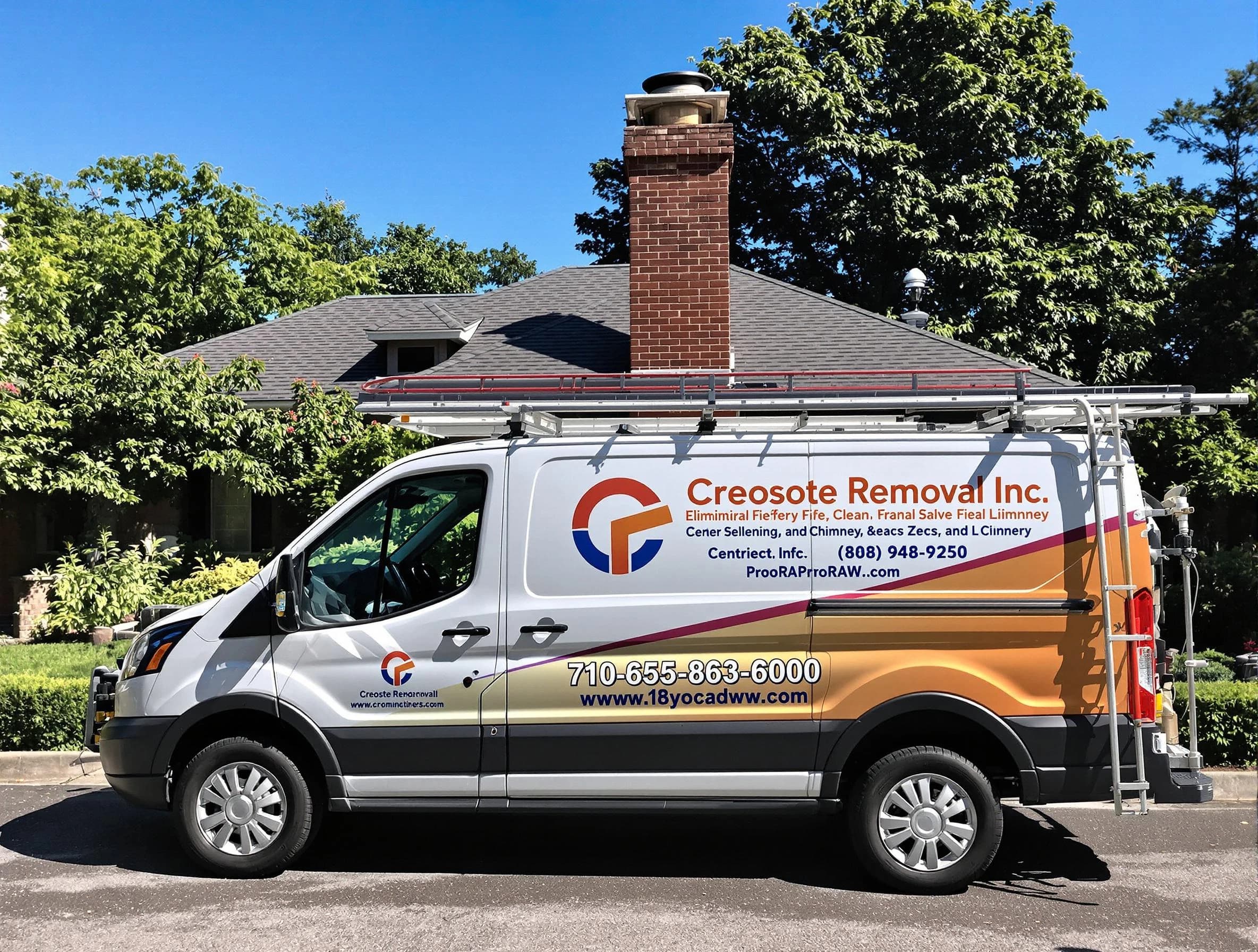 Spring Valley Chimney Sweep technician removing creosote safely in Spring Valley, NY