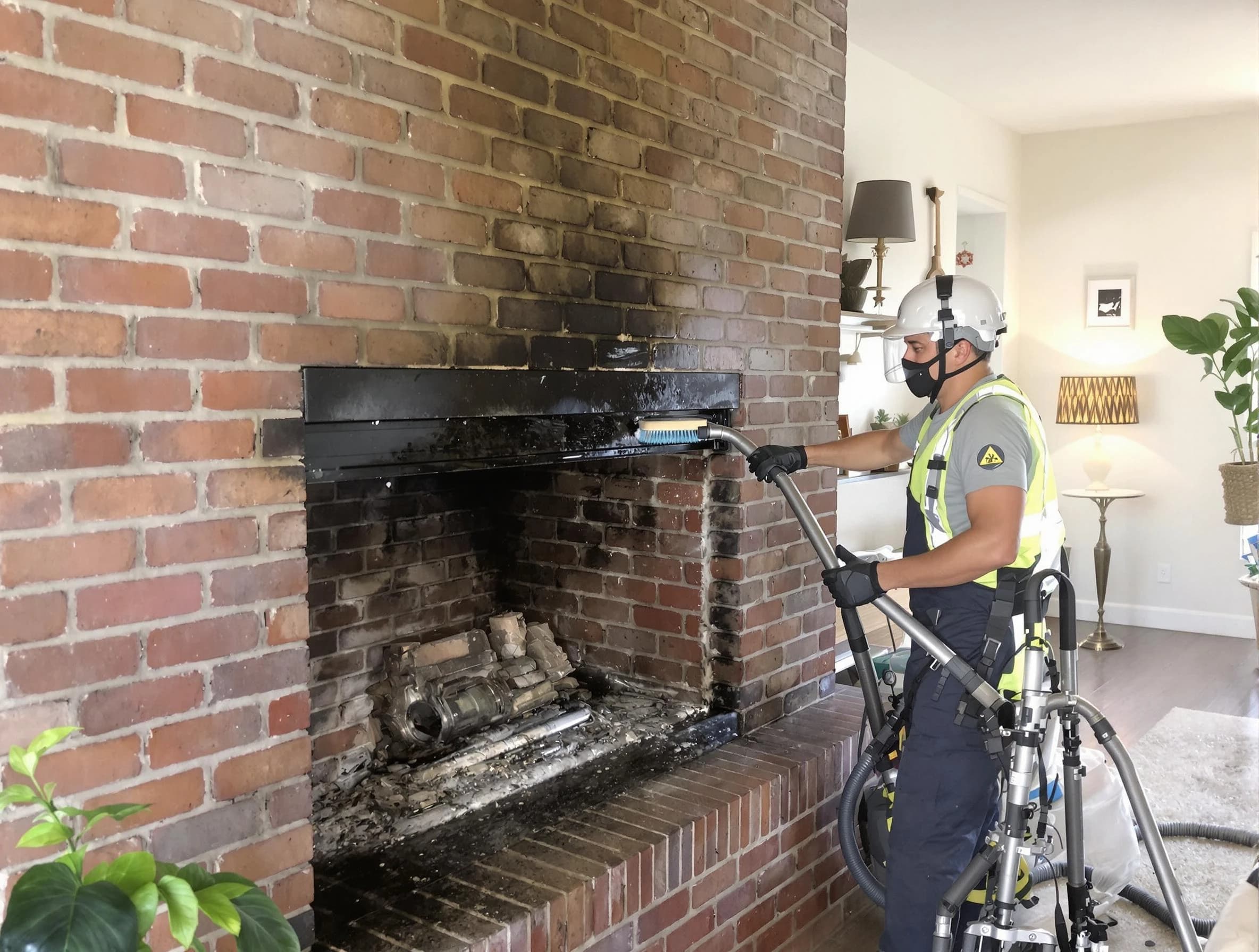 Spring Valley Chimney Sweep providing fireplace cleaning services in Spring Valley, NY
