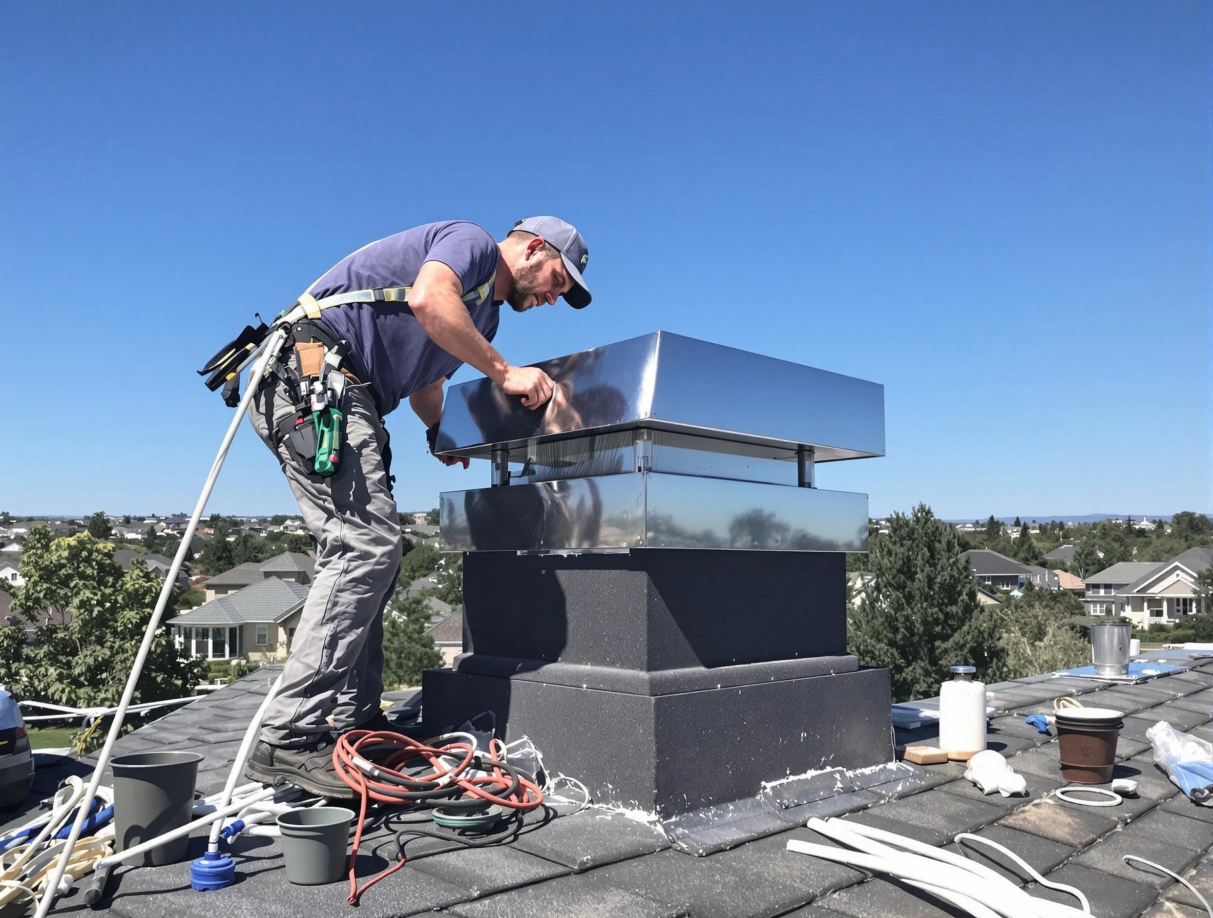 Chimney Cap Services service in Spring Valley, NY