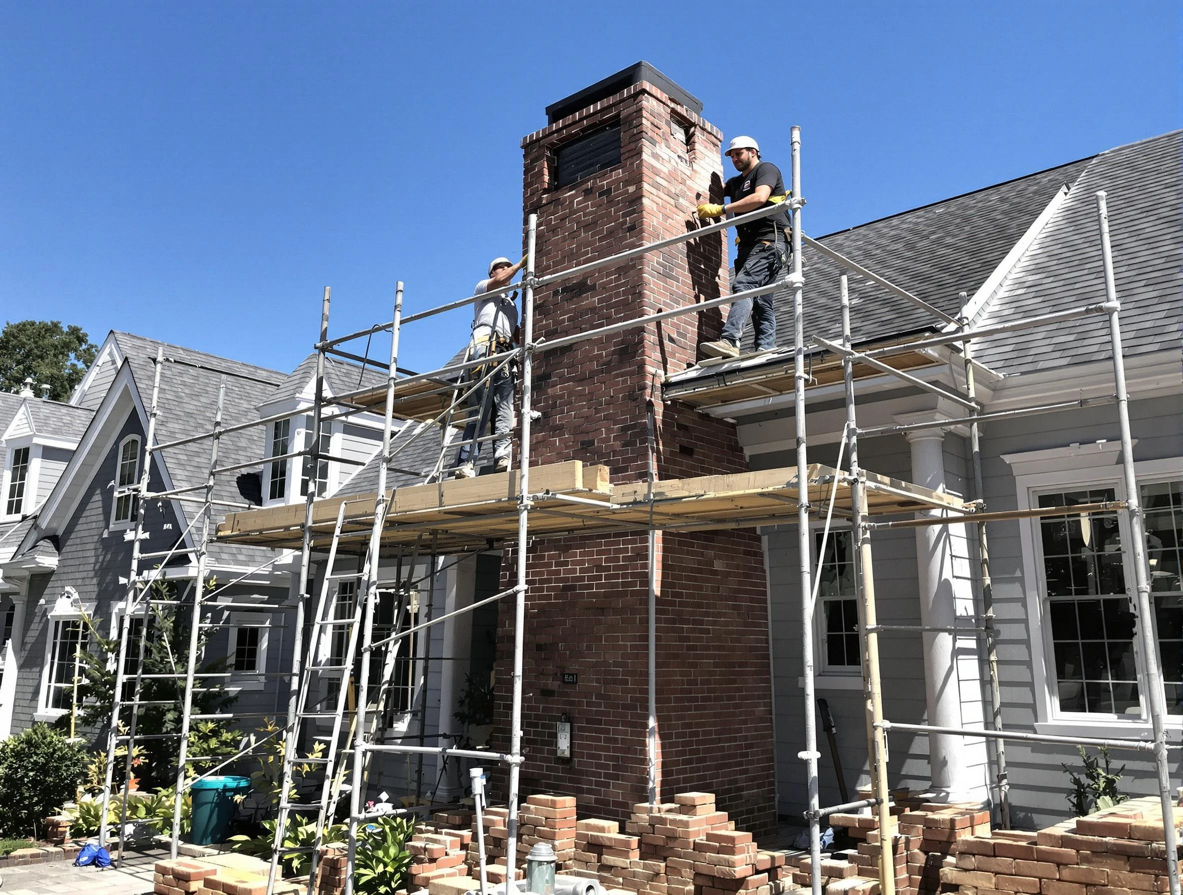 Chimney Rebuilding in Spring Valley